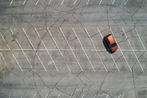 One parked car Stock Photos