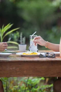 One part atmosphere on the table Stock Photos