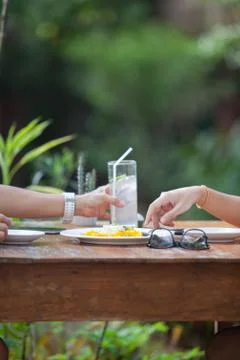 One part atmosphere on the table Stock Photos