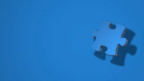 One part of the puzzle. Stylish minimal abstract horizontal scene, place fo.. Stock Illustration