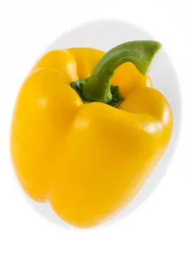 One pepper yellow Stock Photos