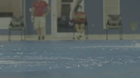 One Person Diving into a Pool Video stock 165608945