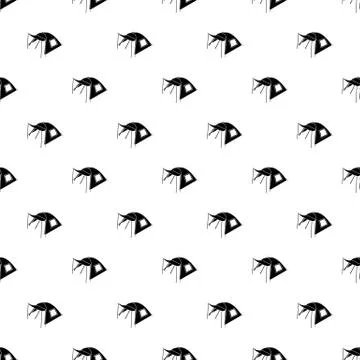 One person tent pattern seamless Stock Illustration