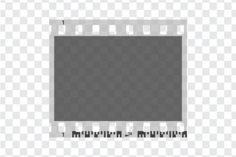 One photo camera blank frames. Camera roll Ilustração Stock