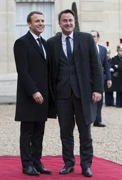 One Planet Summit lunch at Elysee Palace, Paris, France - 12 Dec 2017 Foto stock