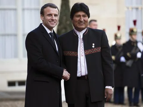 One Planet Summit lunch at Elysee Palace, Paris, France - 12 Dec 2017 Foto stock