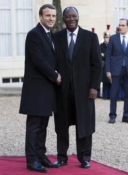 One Planet Summit lunch at Elysee Palace, Paris, France - 12 Dec 2017 Foto stock
