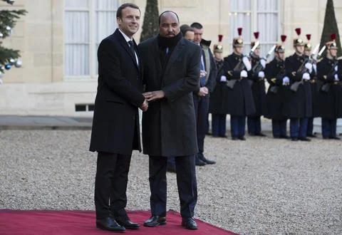 One Planet Summit lunch at Elysee Palace, Paris, France - 12 Dec 2017 Stock-Fotos