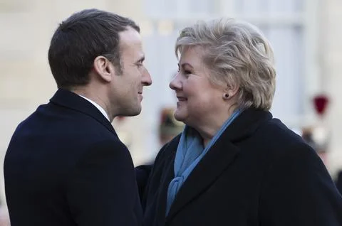 One Planet Summit lunch at Elysee Palace, Paris, France - 12 Dec 2017 Foto stock
