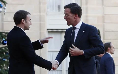 One Planet Summit lunch at Elysee Palace, Paris, France - 12 Dec 2017 Stock-Fotos