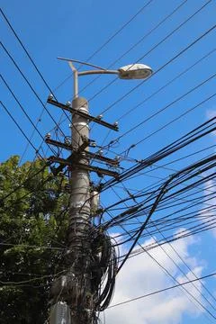 One Pole. Stock Photos