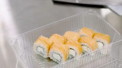 One portion of sushi Video stock 150965488