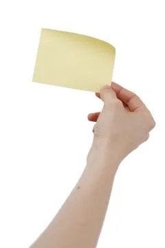 One post it Foto stock