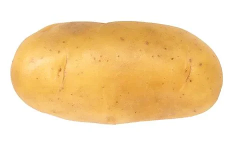 One potato isolated Stock Photos