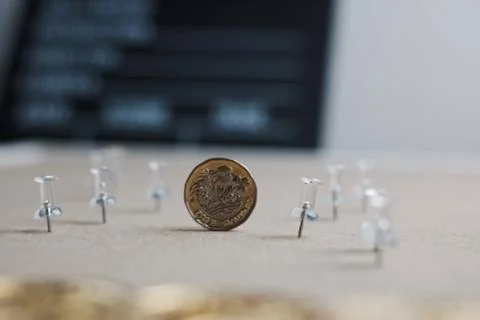 One pound sterling Stock Photos