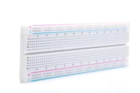 One protoboard for rasperry Stock Photos