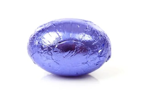 One purple easter egg Foto stock