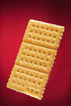 One rectangle cracker Foto stock