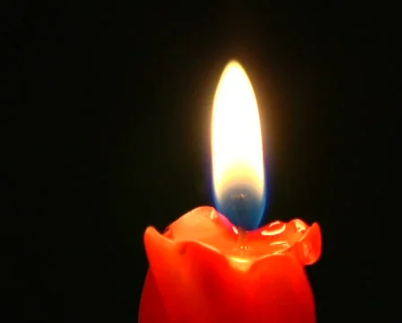 One red candle Stock Footage 493450