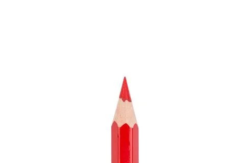One red pencil Foto stock