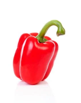 One red pepper Stock Photos