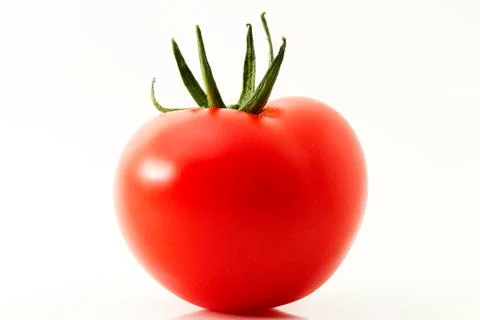 One red tomato Stock Photos