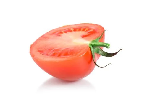 One red tomato Stock Photos