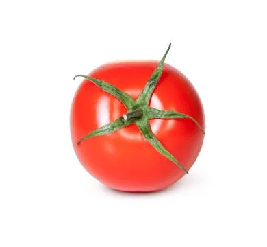 One red tomato Stock Photos