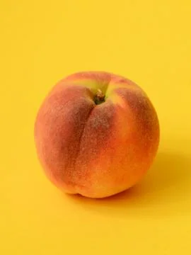 One ripe peach Fotos Stock