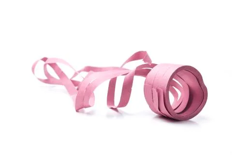 One rose streamer Stock Photos