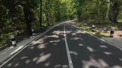 One of rural area view in the district of Ngawi, East Java, Indonesia Stock-Footage 317525146