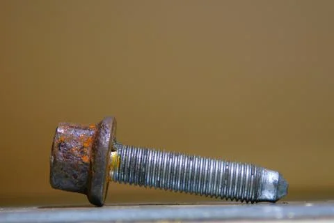 One rusty bolt Stock Photos