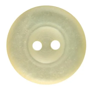 One sewing button on a white isolated Stock Photos