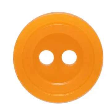 One sewing button on a white isolated Stock Photos