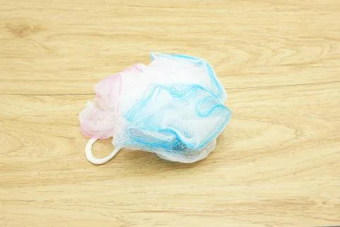 One shower scrubber Stock Photos