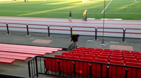 One side of sport field 스톡 동영상 52553211
