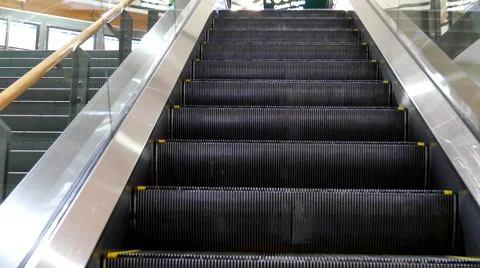 One side view of international arrival lobby with information section Stock Footage 60123800