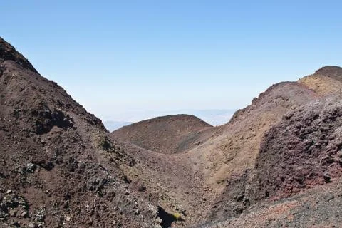 From one side of the volcano 스톡 사진