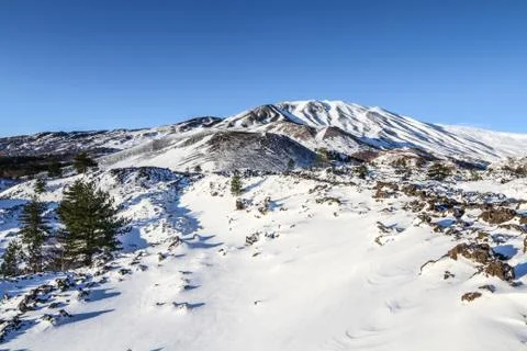 From one side of the volcano Stock Photos