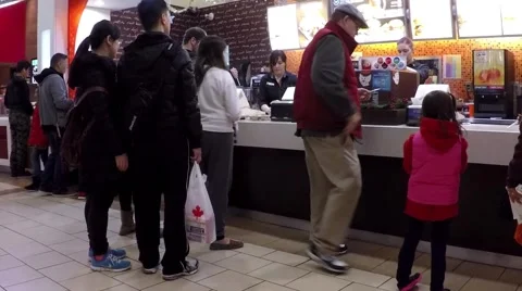 One side of a&amp;w fast food restaurant Stock Footage 45924836