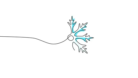 One single line of snowflake for christmas ornament decoration Stock Footage 227578382