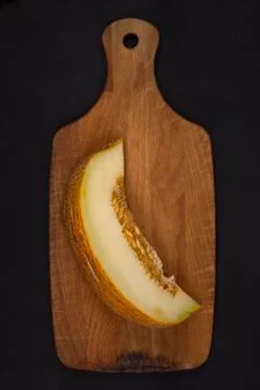 One slice of melon Stock Photos