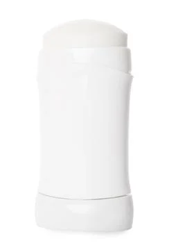 One solid deodorant isolated on white. Personal care product Stock Photos