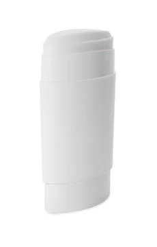 One solid deodorant isolated on white. Personal care product Stock Photos