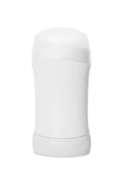 One solid deodorant isolated on white. Personal care product Stock Photos