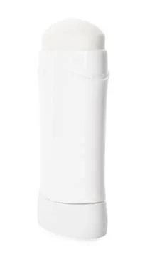 One solid deodorant isolated on white. Personal care product Stock Photos