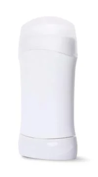 One solid deodorant isolated on white. Personal care product Stock Photos