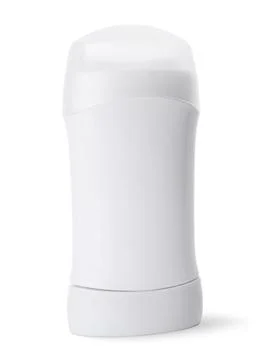 One solid deodorant isolated on white. Personal care product Stock Photos