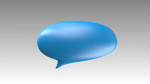 One Speech bubble text bar, 3D balloon style, 4k animation.2. Stock Footage 110996525