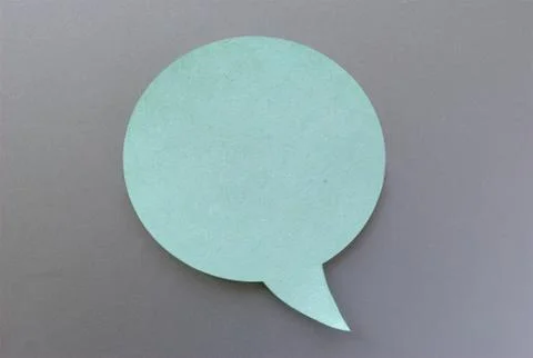 One speech bubbles Foto stock